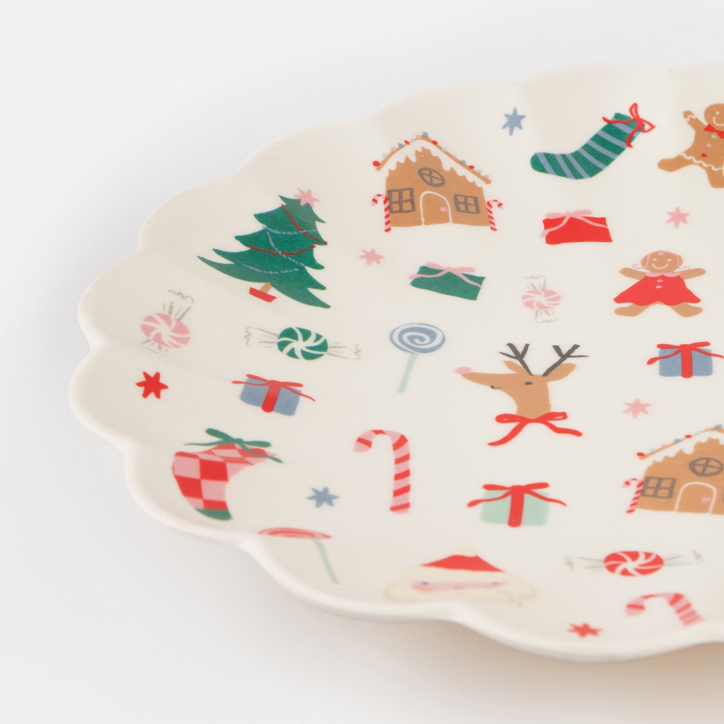 Jolly Christmas Melamine Large Plate